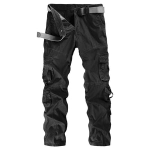 Solid Color Cargo Pants